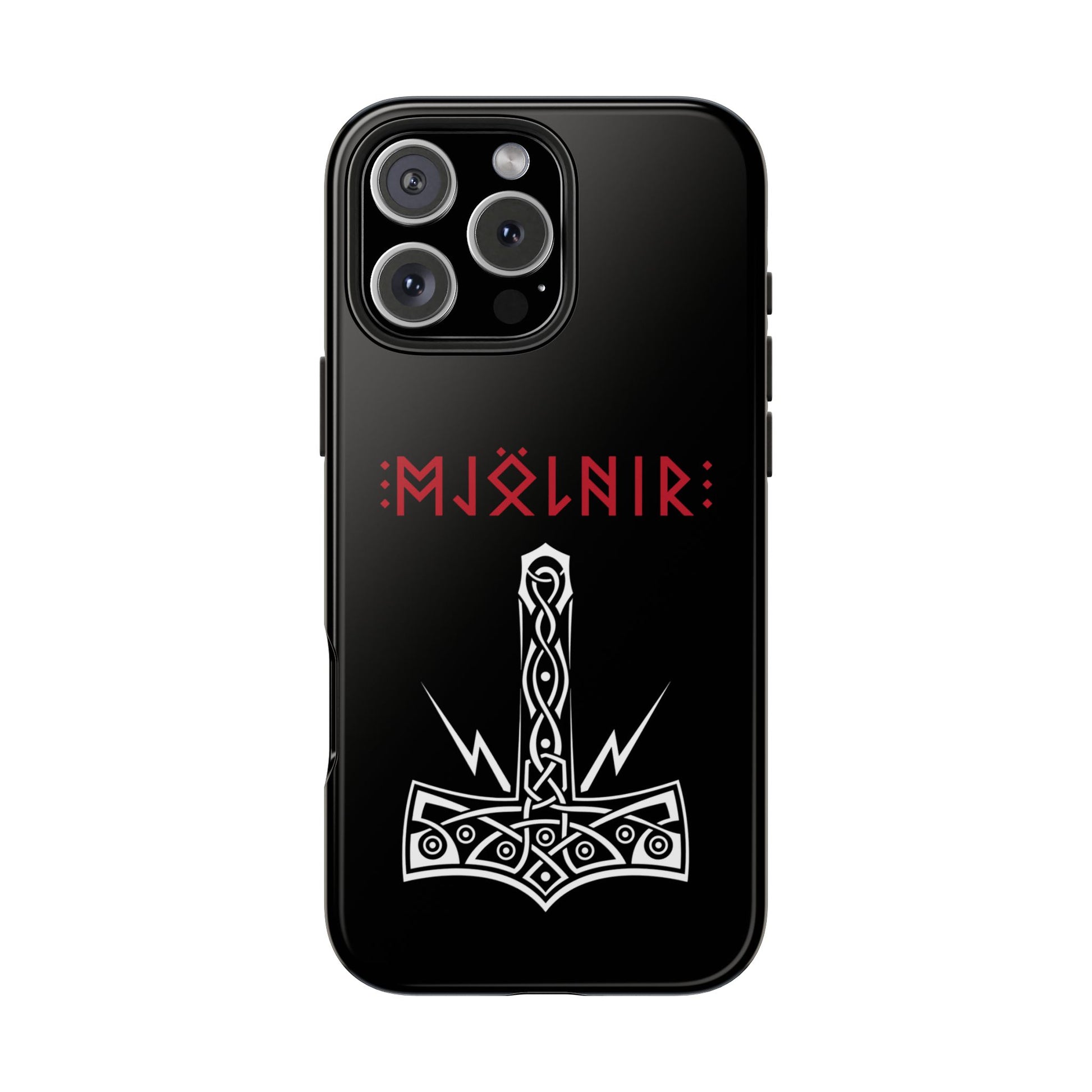 Mjölnir Tough Phone Cases - Viking Spirit, Nordic Design, Durable Protection, Gift for Her/Him, Perfect for Holidays & Celebrations