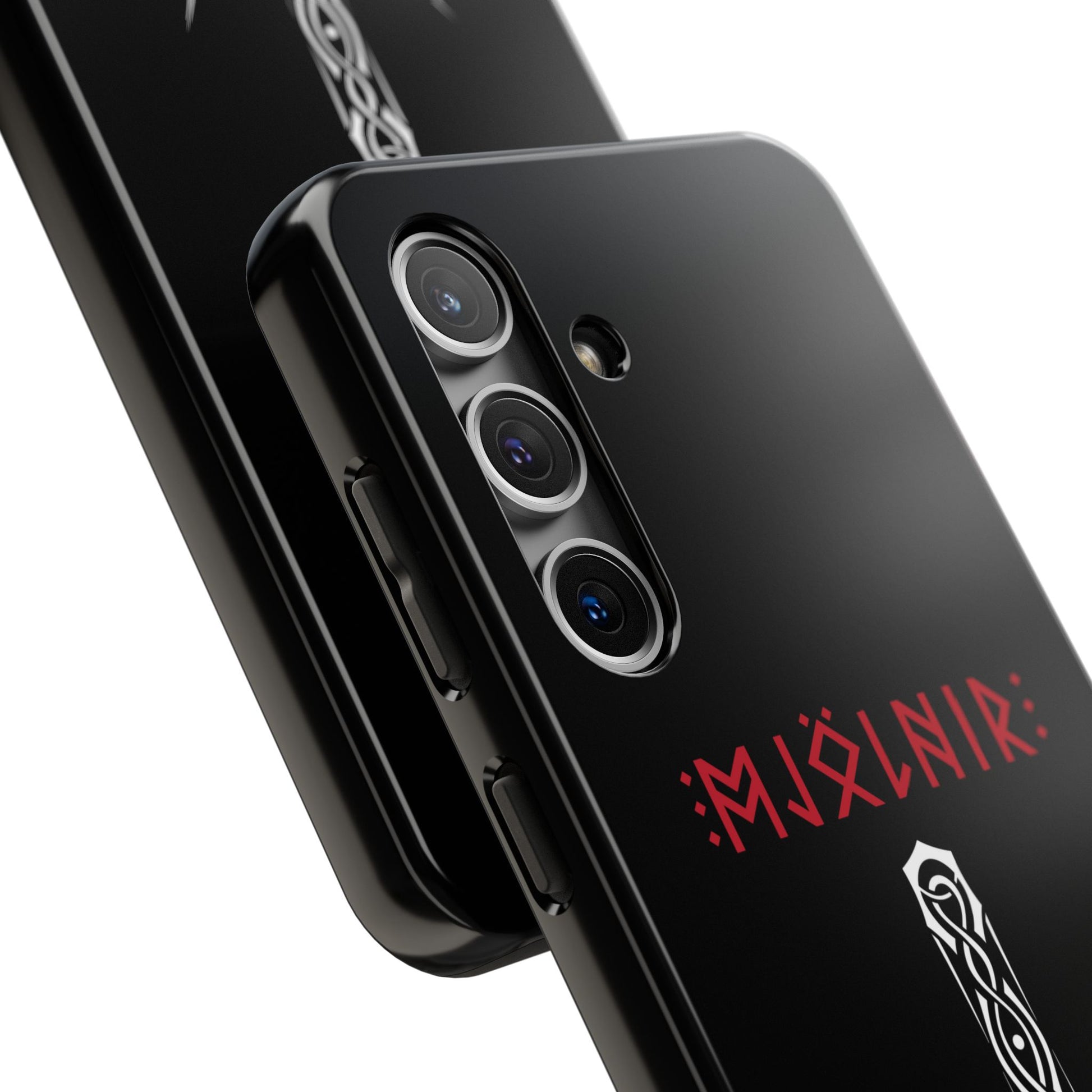 Mjölnir Tough Phone Cases - Viking Spirit, Nordic Design, Durable Protection, Gift for Her/Him, Perfect for Holidays & Celebrations