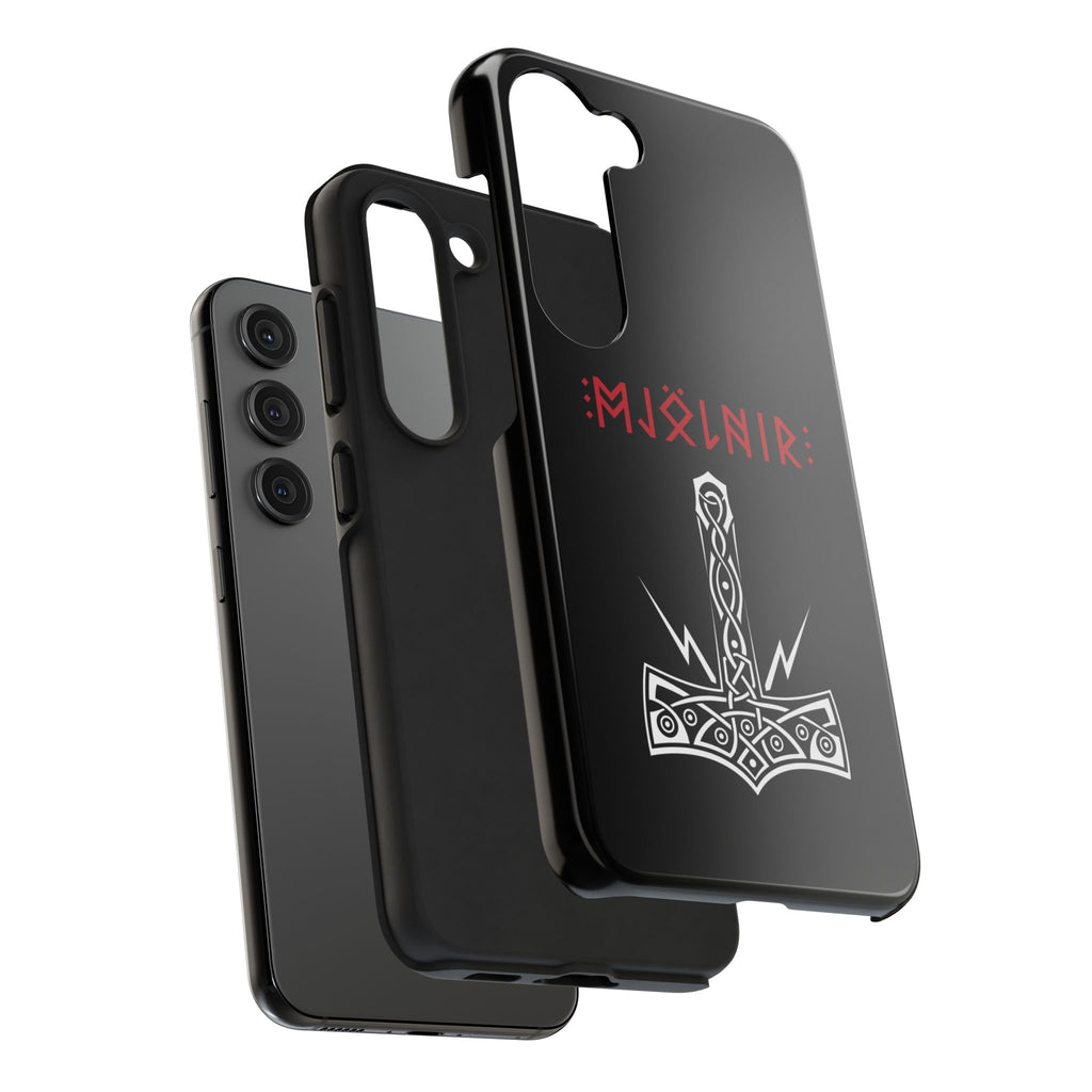 Mjölnir Tough Phone Cases - Viking Spirit, Nordic Design, Durable Protection, Gift for Her/Him, Perfect for Holidays & Celebrations