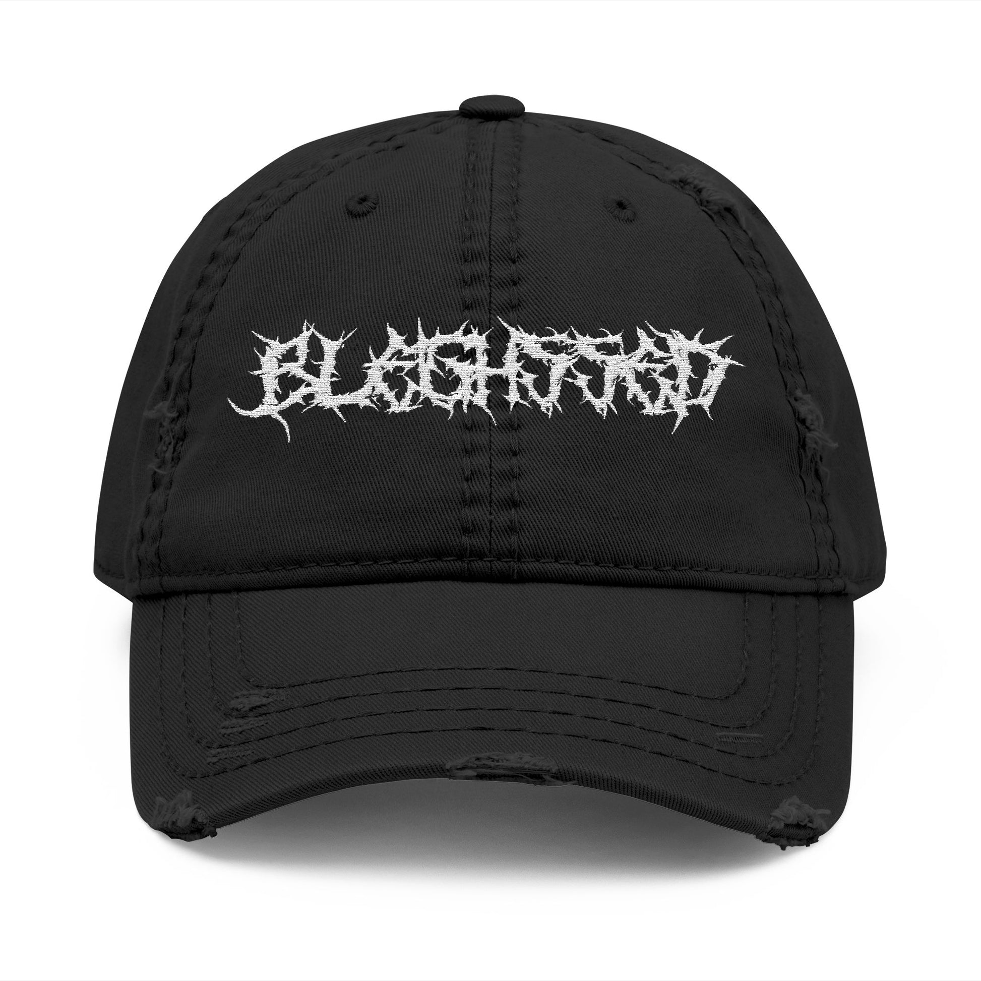 Distressed Dad Hat with Edgy Embroidery | Casual Streetwear Accessory, Perfect for Gifting, Outdoor Events, Everyday Wear, Unisex Style