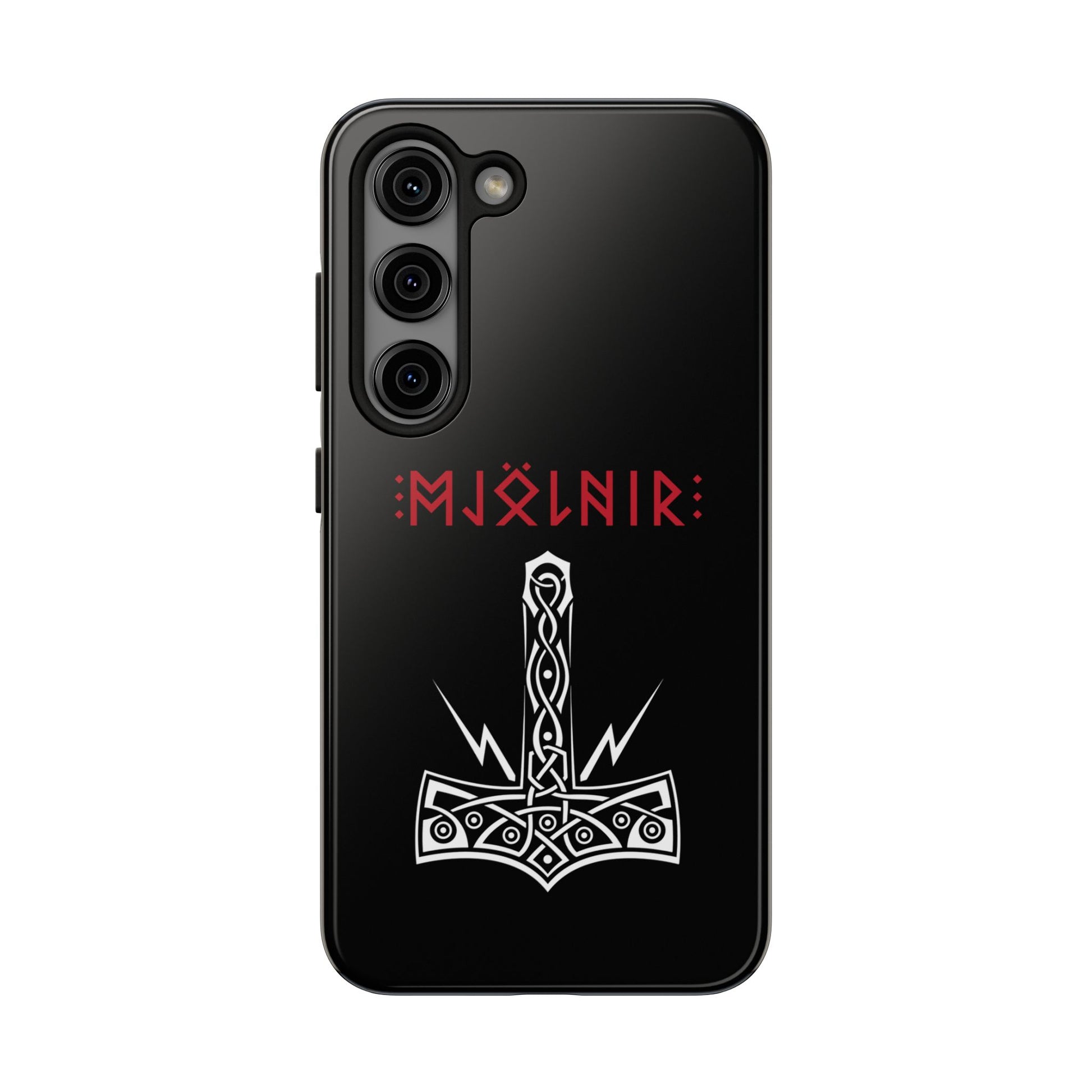 Mjölnir Tough Phone Cases - Viking Spirit, Nordic Design, Durable Protection, Gift for Her/Him, Perfect for Holidays & Celebrations