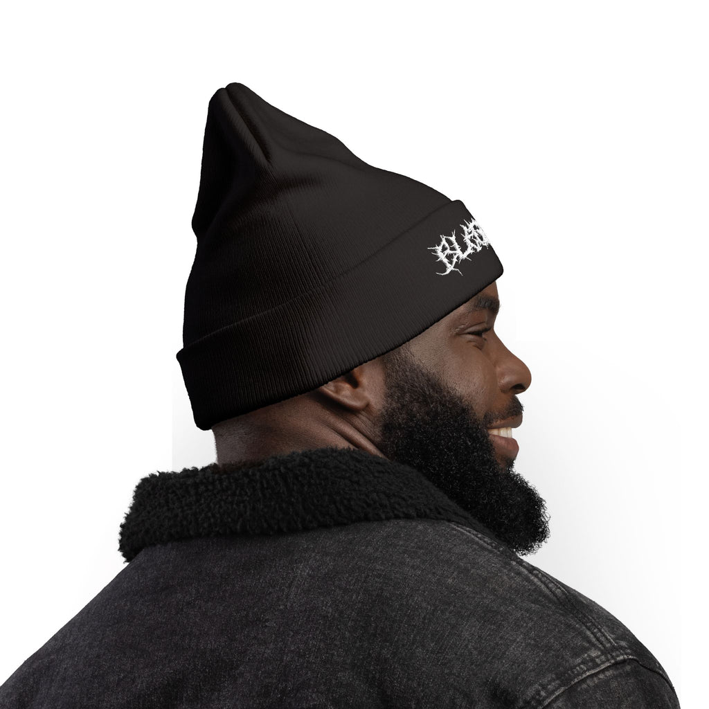 Embroidered Knit Beanie, Customizable Winter Hat, Stylish Beanie for All Seasons, Unisex Warm Hat, Ideal for Gifting