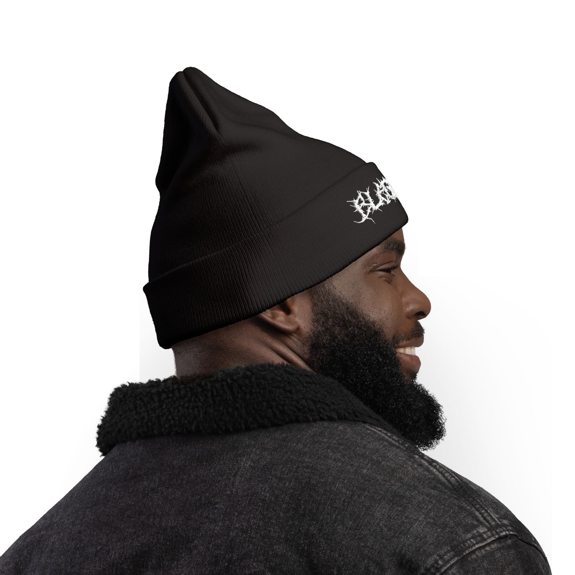 Embroidered Knit Beanie, Customizable Winter Hat, Stylish Beanie for All Seasons, Unisex Warm Hat, Ideal for Gifting