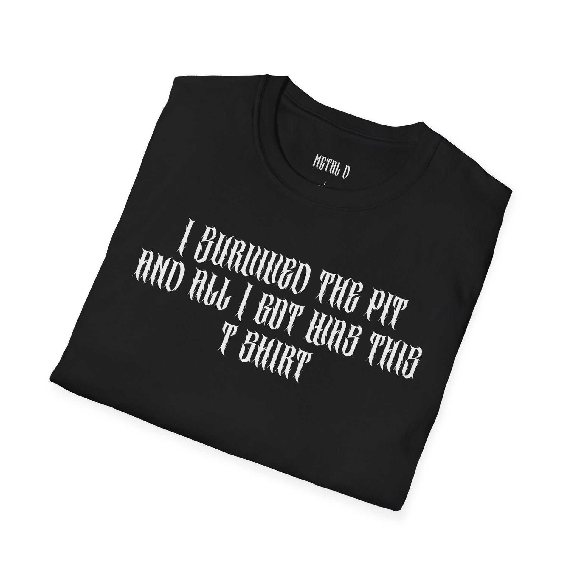 I Survived the Pit Unisex T-Shirt | Funny Graphic Tee, Music Festival Gear, Gift for Concert Lovers, Casual Wear, Comfy Daily Wear