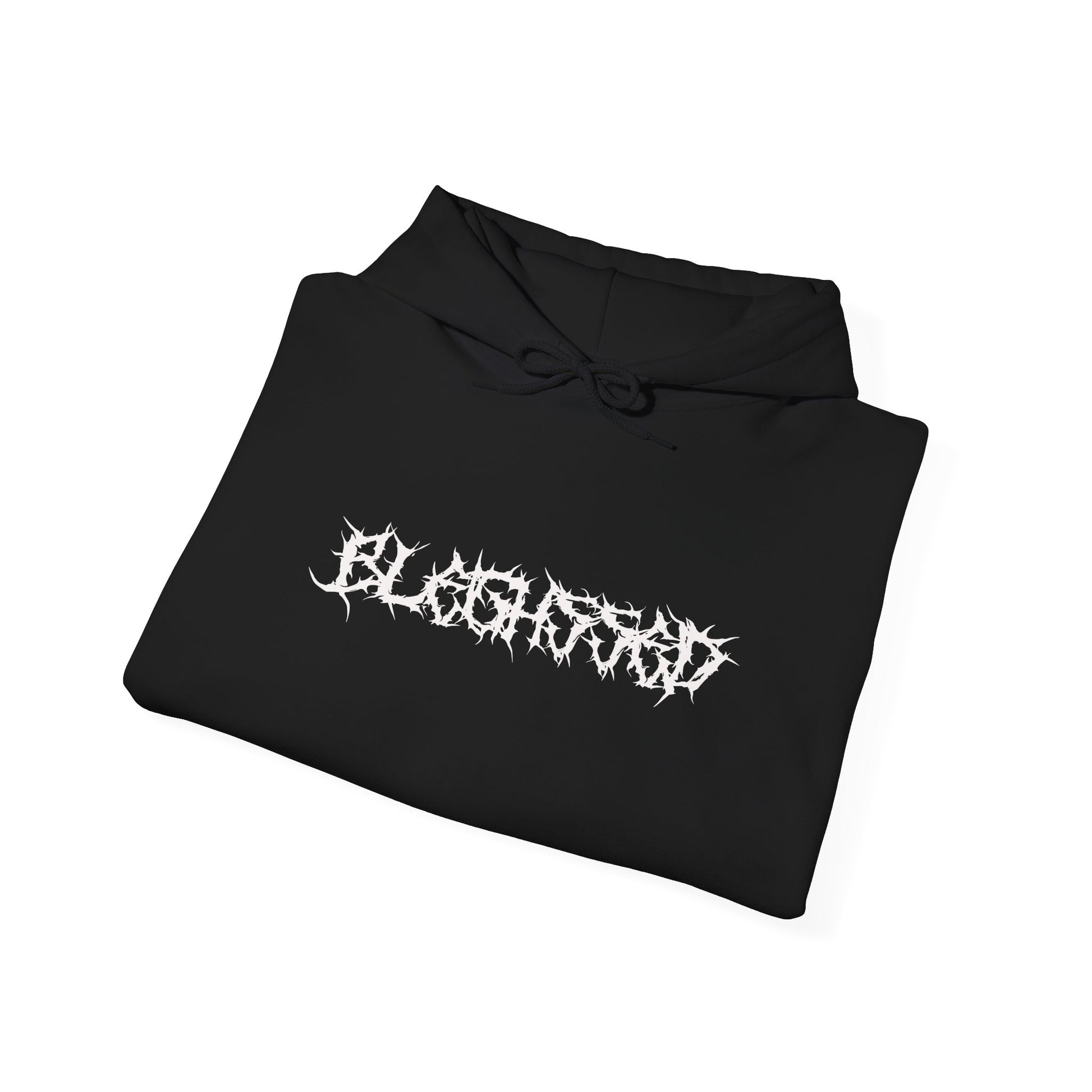 Edgy Graphic Hoodie, Unisex Heavy Blend Sweatshirt, Streetwear Fashion, Gift for Him/Her, Cozy Winter Outfit