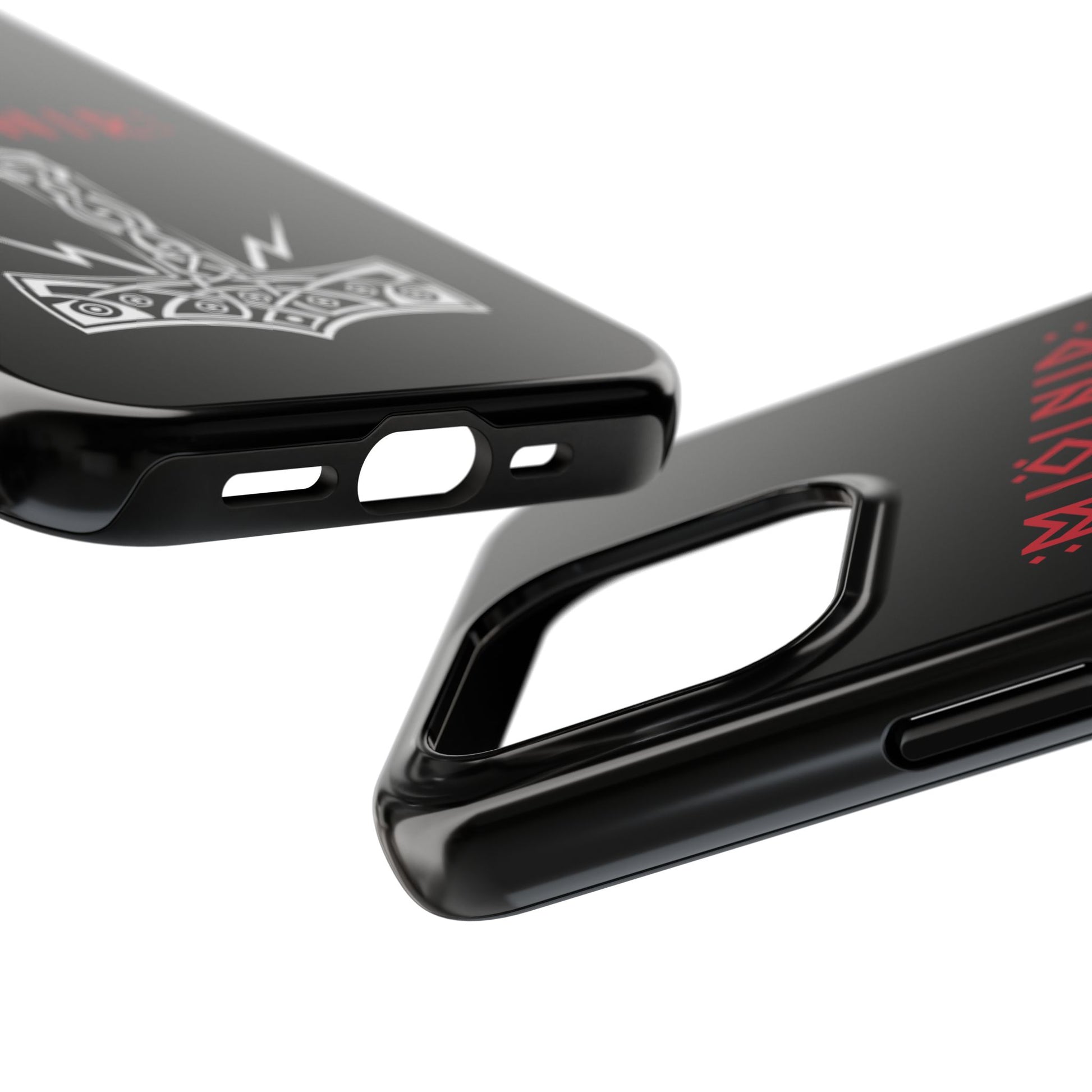 Mjölnir Tough Phone Cases - Viking Spirit, Nordic Design, Durable Protection, Gift for Her/Him, Perfect for Holidays & Celebrations