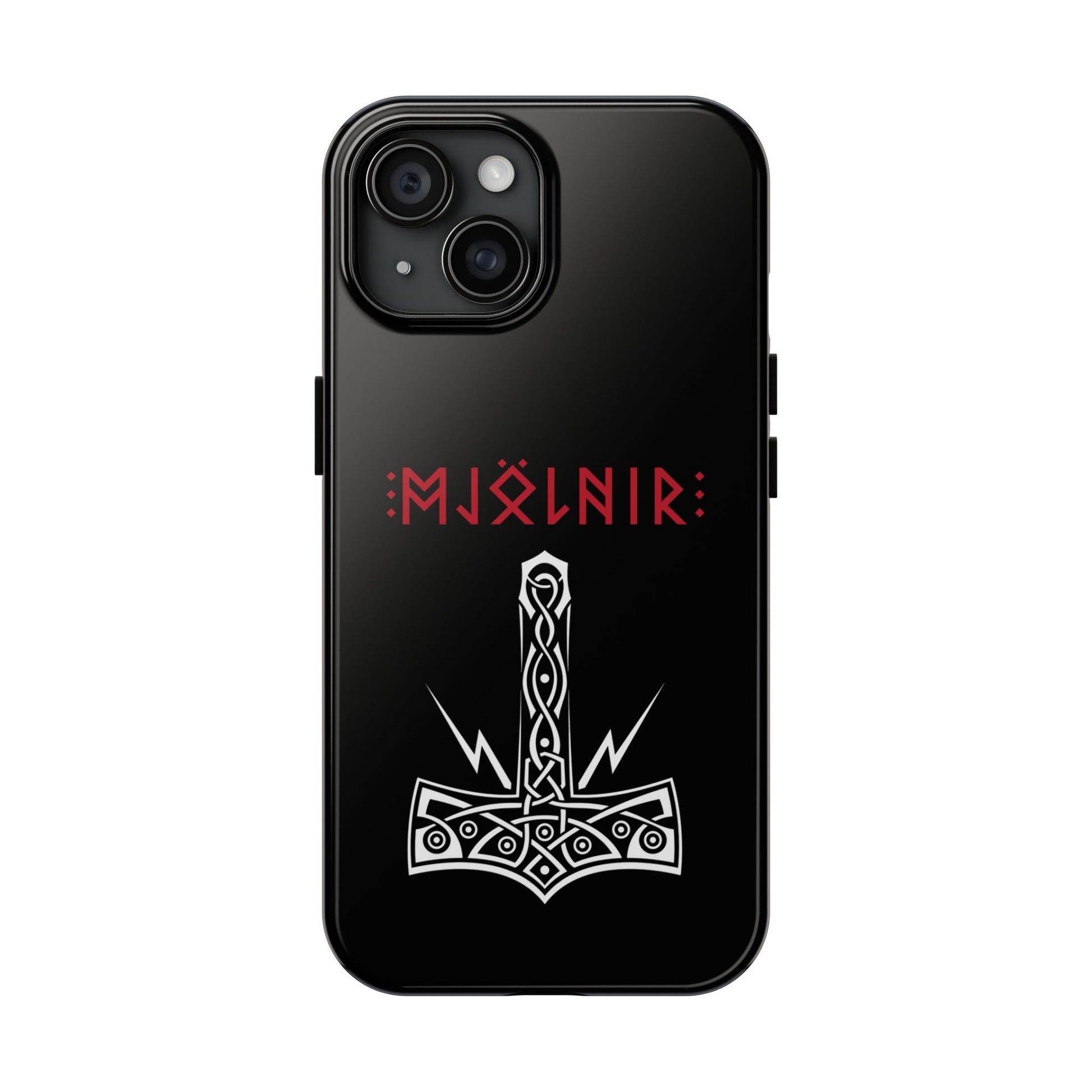 Mjölnir Tough Phone Cases - Viking Spirit, Nordic Design, Durable Protection, Gift for Her/Him, Perfect for Holidays & Celebrations