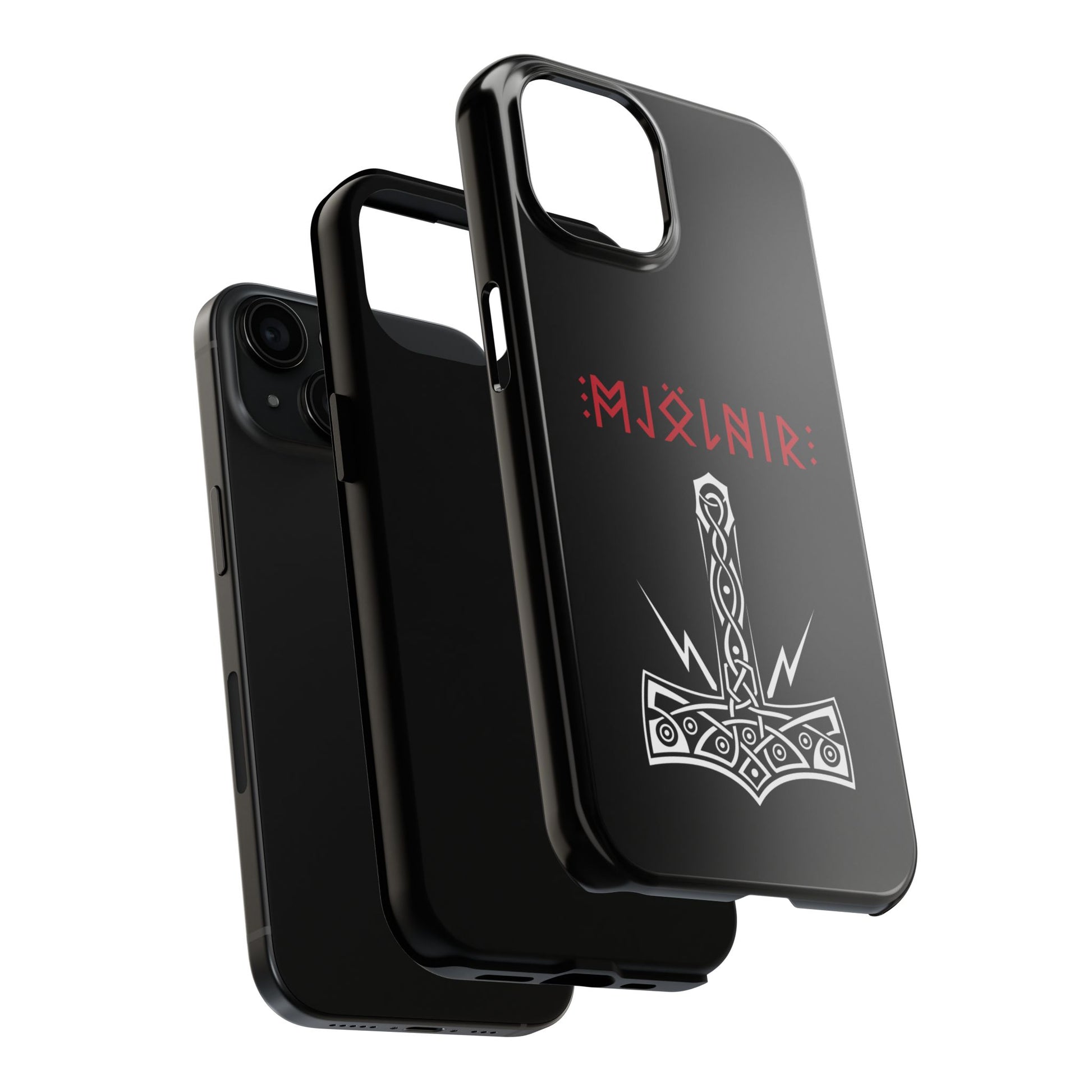 Mjölnir Tough Phone Cases - Viking Spirit, Nordic Design, Durable Protection, Gift for Her/Him, Perfect for Holidays & Celebrations