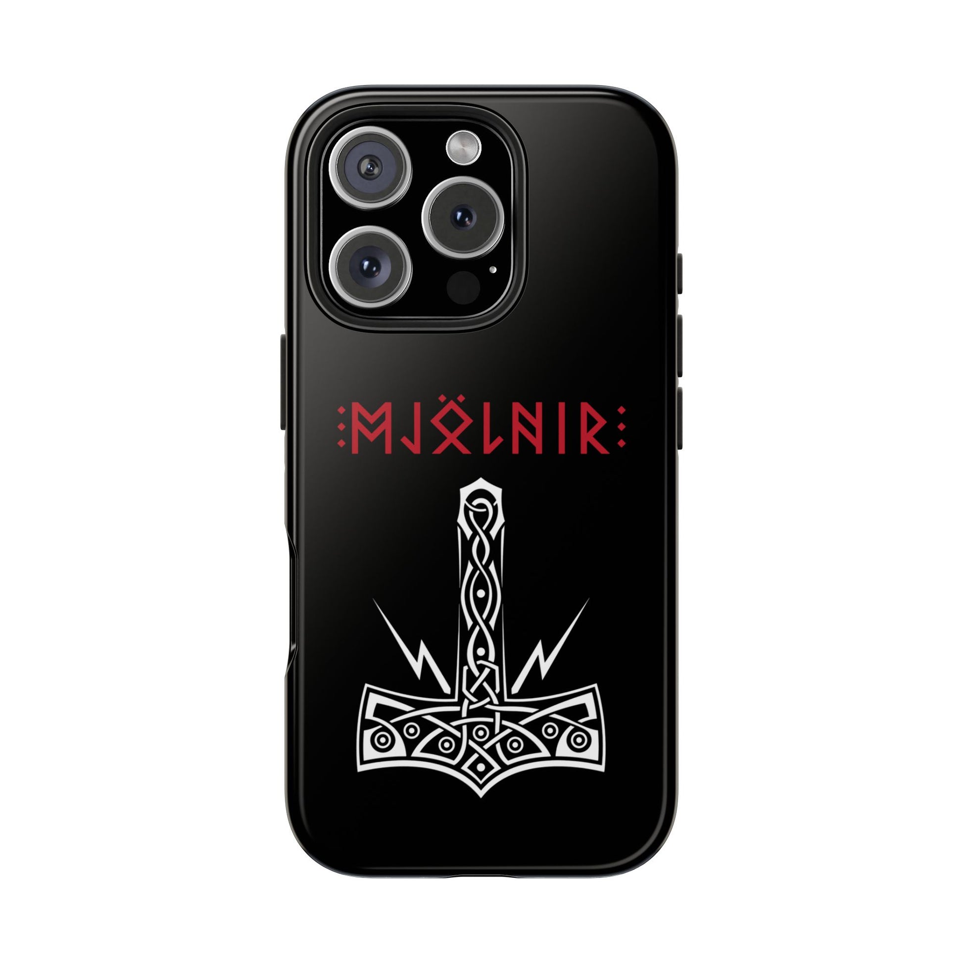 Mjölnir Tough Phone Cases - Viking Spirit, Nordic Design, Durable Protection, Gift for Her/Him, Perfect for Holidays & Celebrations