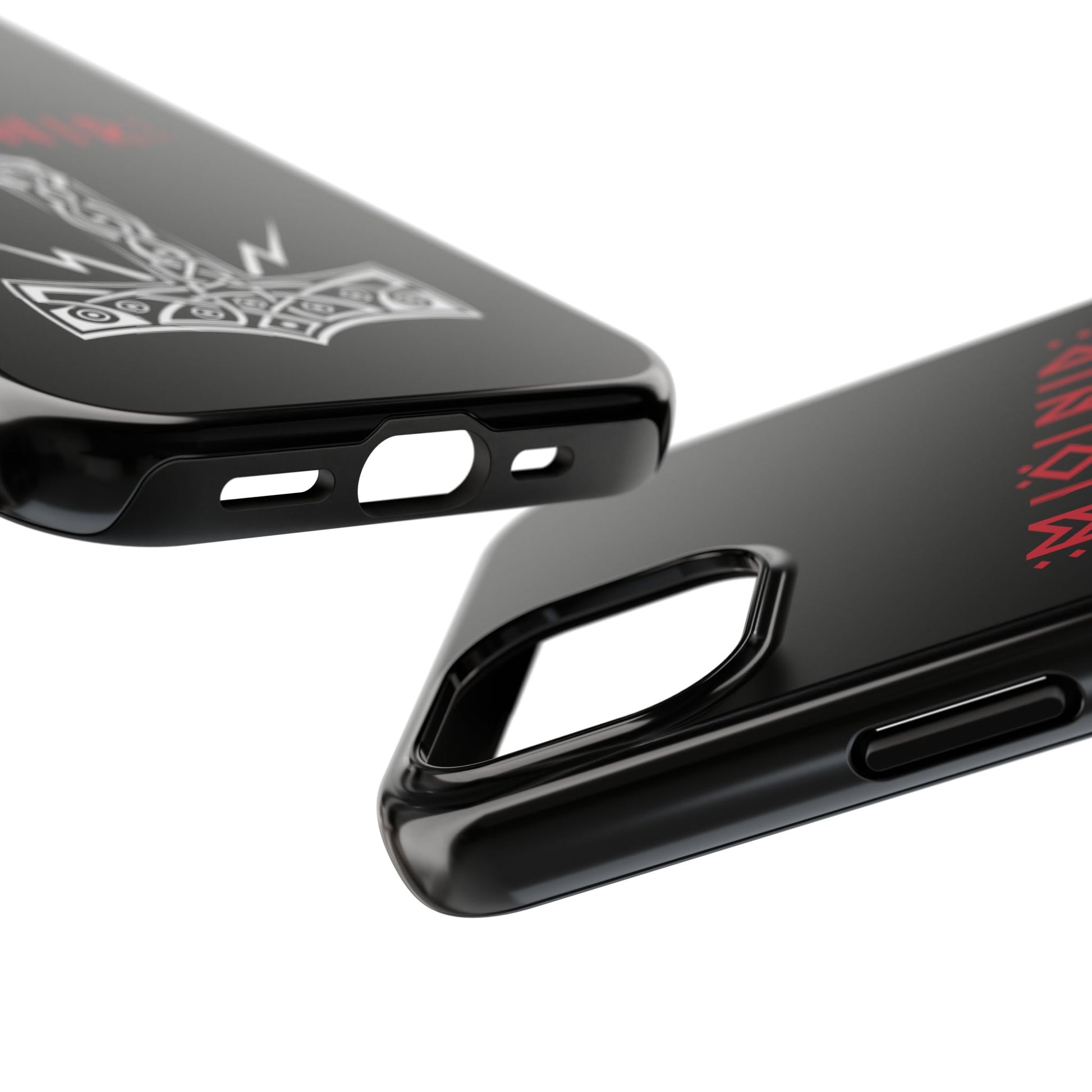 Mjölnir Tough Phone Cases - Viking Spirit, Nordic Design, Durable Protection, Gift for Her/Him, Perfect for Holidays & Celebrations