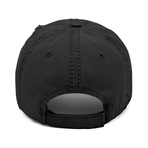 Distressed Dad Hat with Edgy Embroidery | Casual Streetwear Accessory, Perfect for Gifting, Outdoor Events, Everyday Wear, Unisex Style