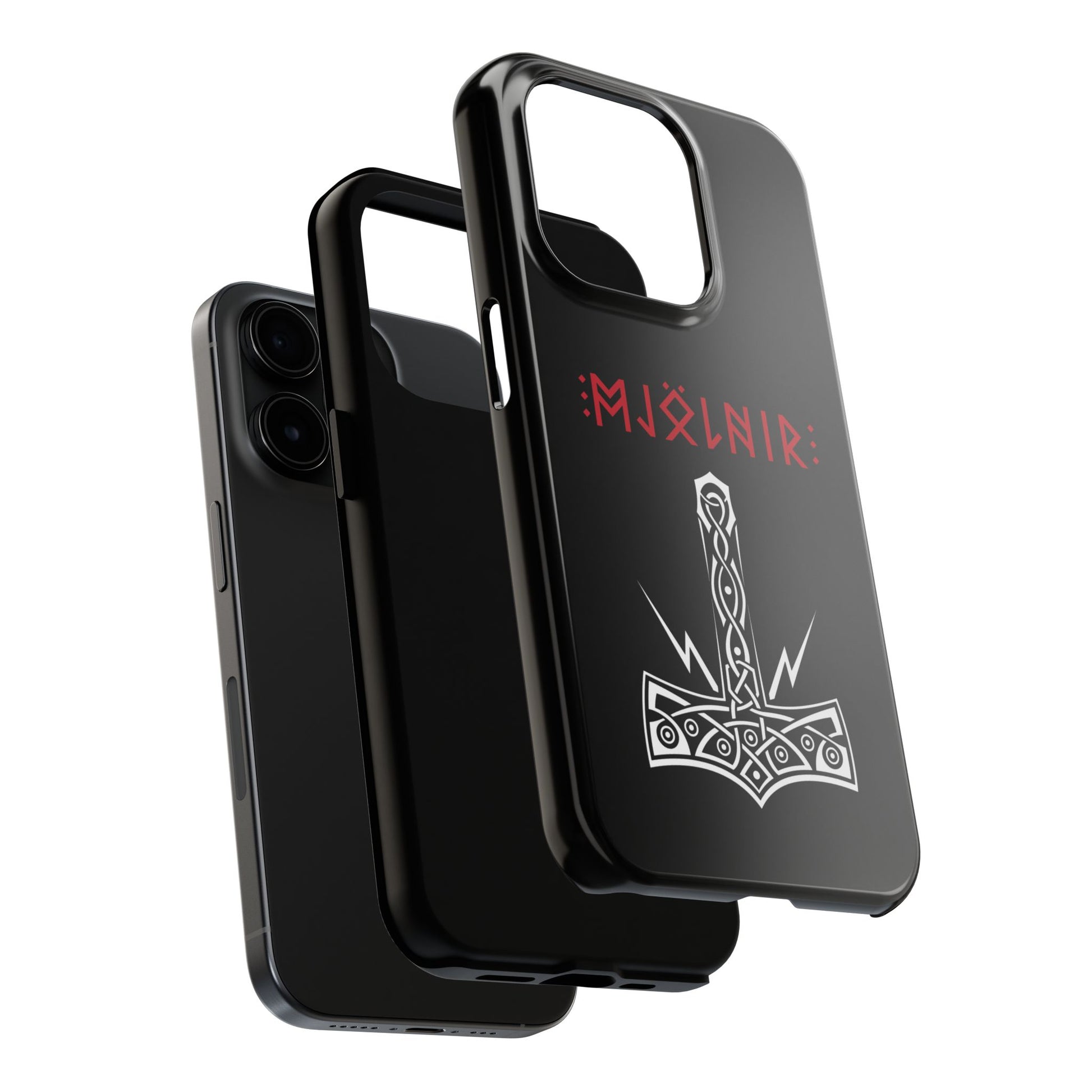 Mjölnir Tough Phone Cases - Viking Spirit, Nordic Design, Durable Protection, Gift for Her/Him, Perfect for Holidays & Celebrations