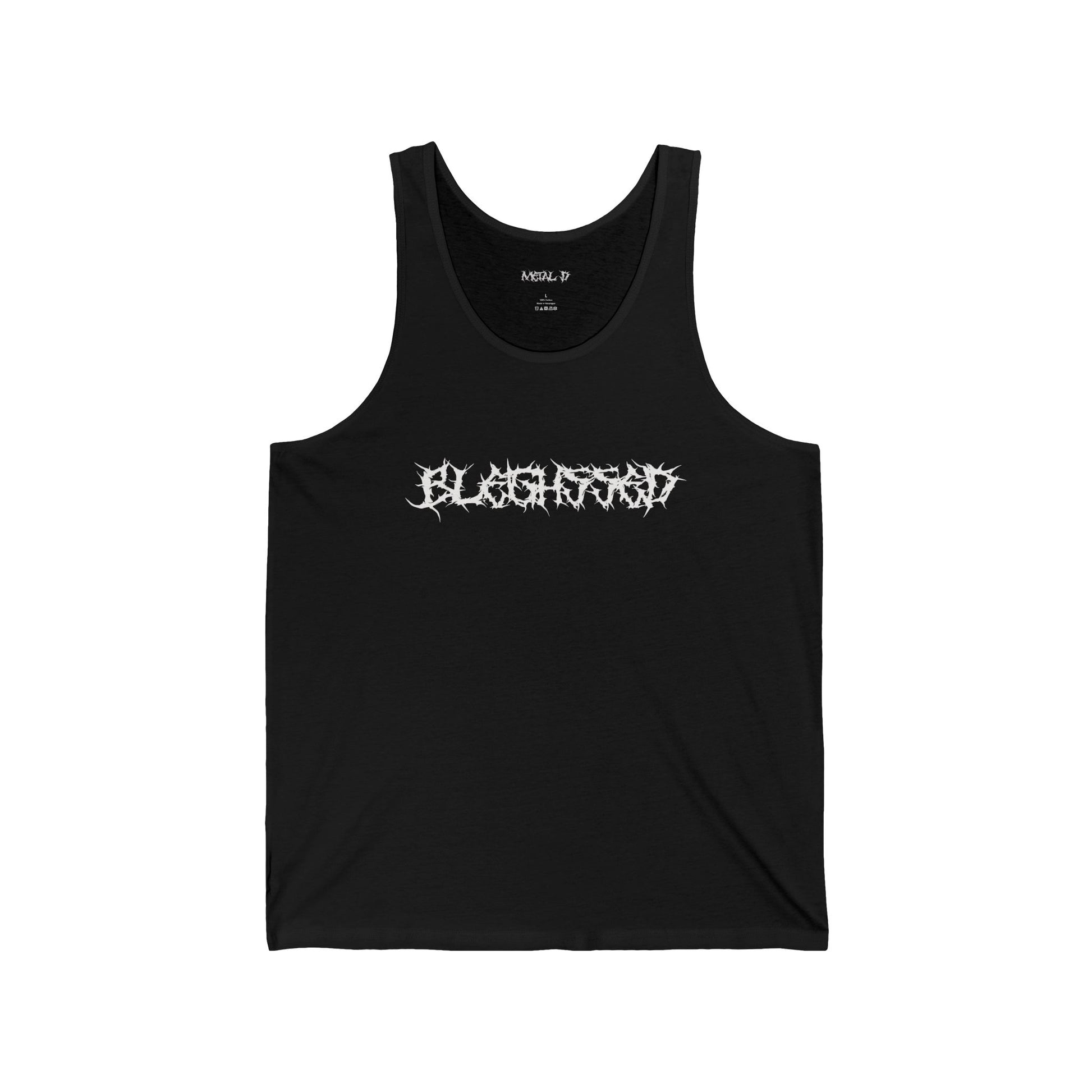 Grunge Unisex Jersey Tank Top, Alternative Music Apparel, Casual Summer Wear, Festival Outfit, Edgy Graphic Tee