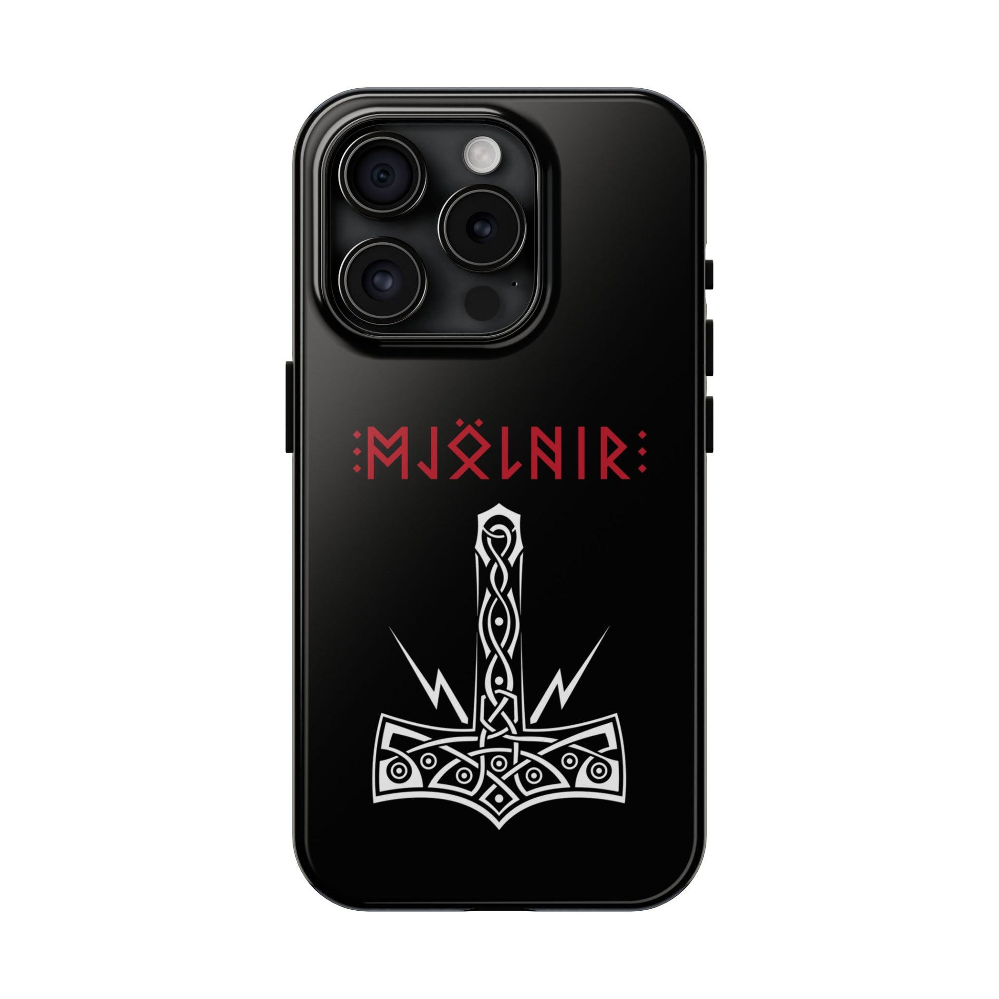 Mjölnir Tough Phone Cases - Viking Spirit, Nordic Design, Durable Protection, Gift for Her/Him, Perfect for Holidays & Celebrations
